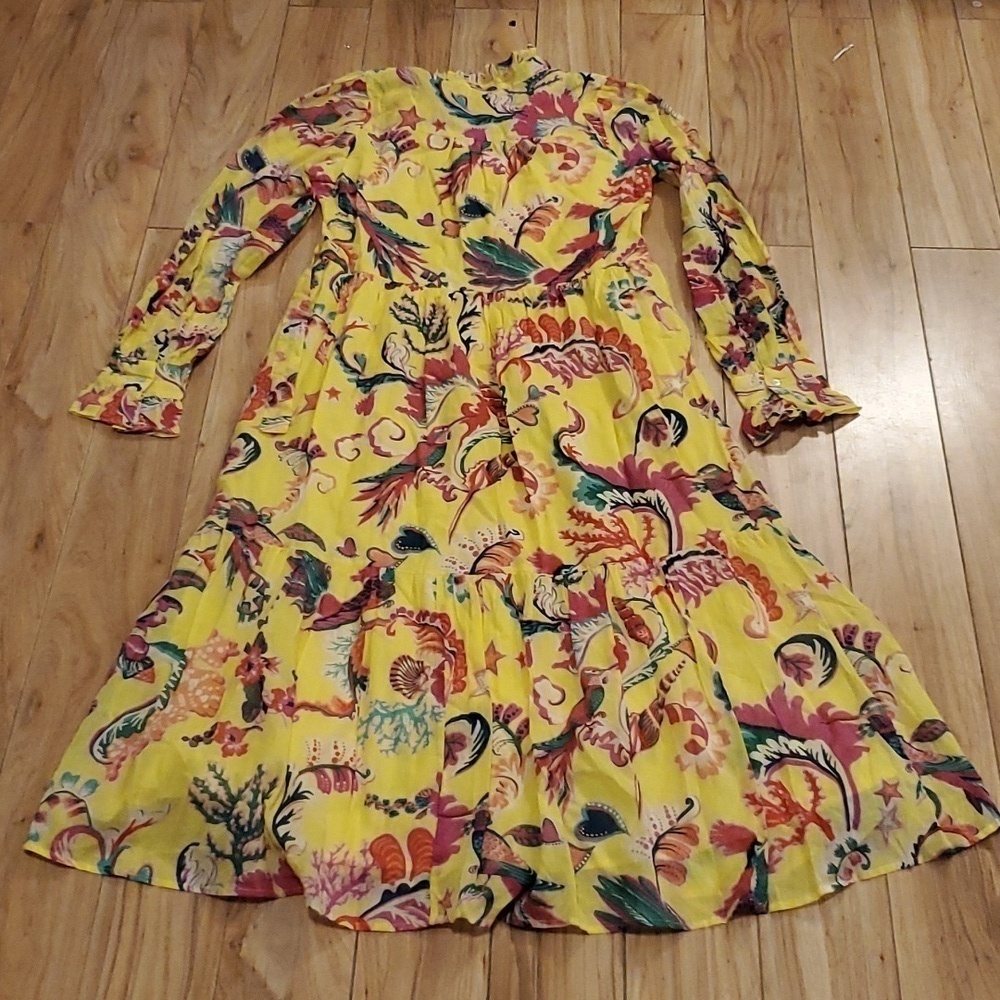 Banjanan Marion Dress - Rococo Fantasy Empire Yellow - Picture 10 of 10